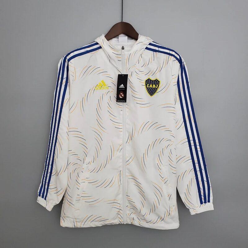 2021 Windbreaker Blue Yellow Boca Juniors Jersey 1:1 Thai Quality