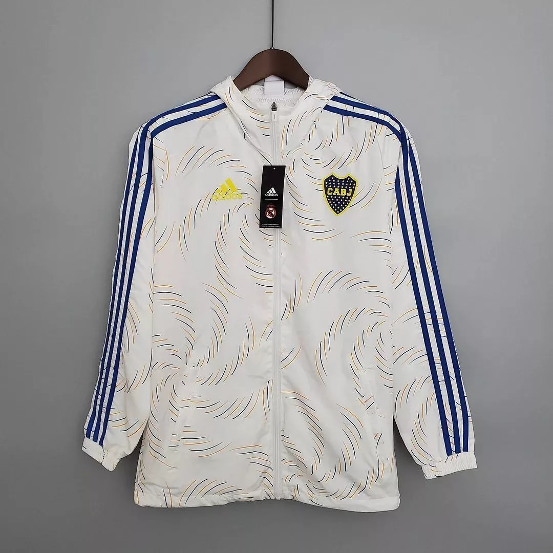 2021 Windbreaker Blue-Yellow Boca Juniors Jersey 1:1 Thai Quality