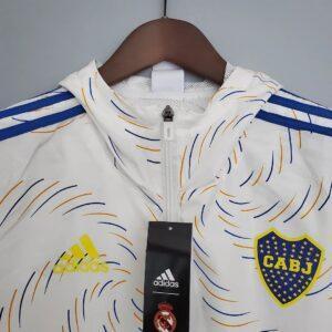 2021 Windbreaker Blue Yellow Boca Juniors Jersey 1:1 Thai Quality