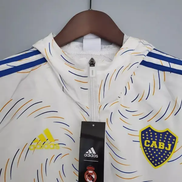 2021 Windbreaker Blue Yellow Boca Juniors Jersey 1:1 Thai Quality