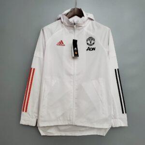 2021 Manchester United Jersey Windbreaker White(Black Red Edge)