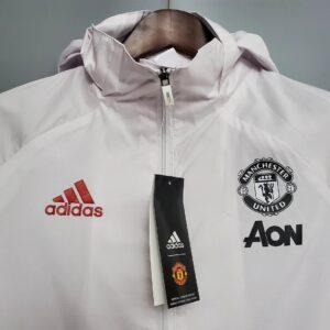 2021 Manchester United Jersey Windbreaker White(Black Red Edge)
