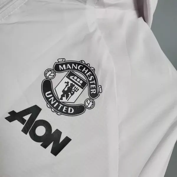 2021 Manchester United Jersey Windbreaker White(Black Red Edge)
