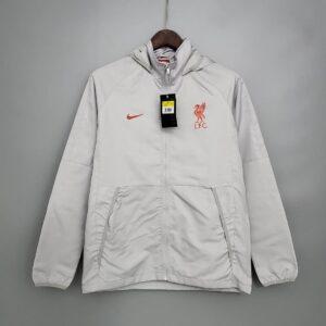 2021 Liverpool Windbreaker Grey Soccer Jersey 1:1 Thai Quality