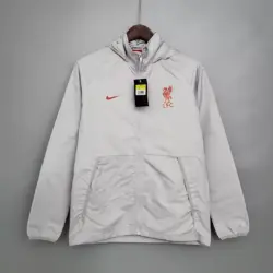 2021 Liverpool Windbreaker Grey Soccer Jersey 1:1 Thai Quality