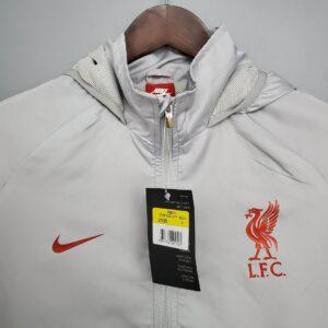 2021 Liverpool Windbreaker Grey Soccer Jersey 1:1 Thai Quality