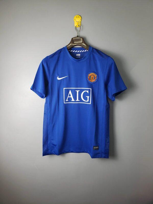 2007 2008 Retro Manchester United Football Shirt Away
