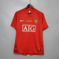 2007-2008 Retro Manchester United Home Champions League Edition Football Shirt 2007-2008 Retro Manchester United Home Champions League Edition Football Shirt