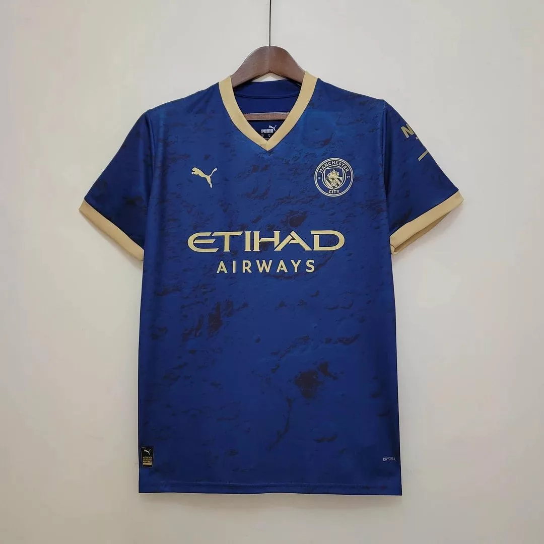 2023 Manchester City Chinese New Year Commemorative Edition Blue Football Shirt