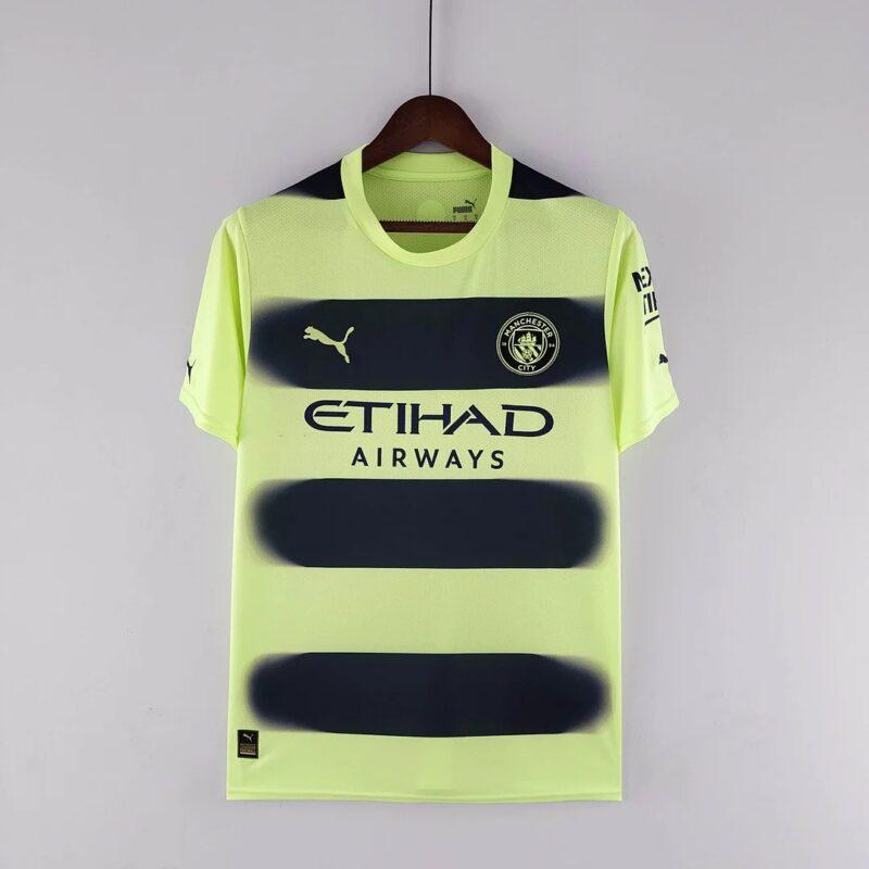 2022-2023 Manchester City Third Away Football Shirt