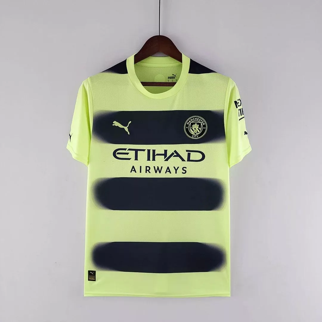 2022-2023 Manchester City Third Away Football Shirt