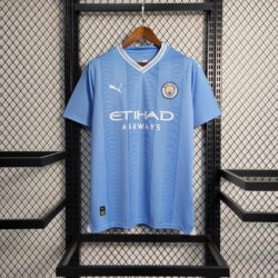 2023-2024 Manchester City Home Football Shirt