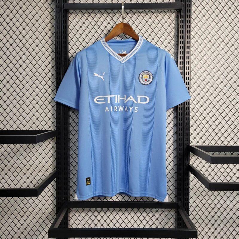 2023-2024 Manchester City Home Football Shirt