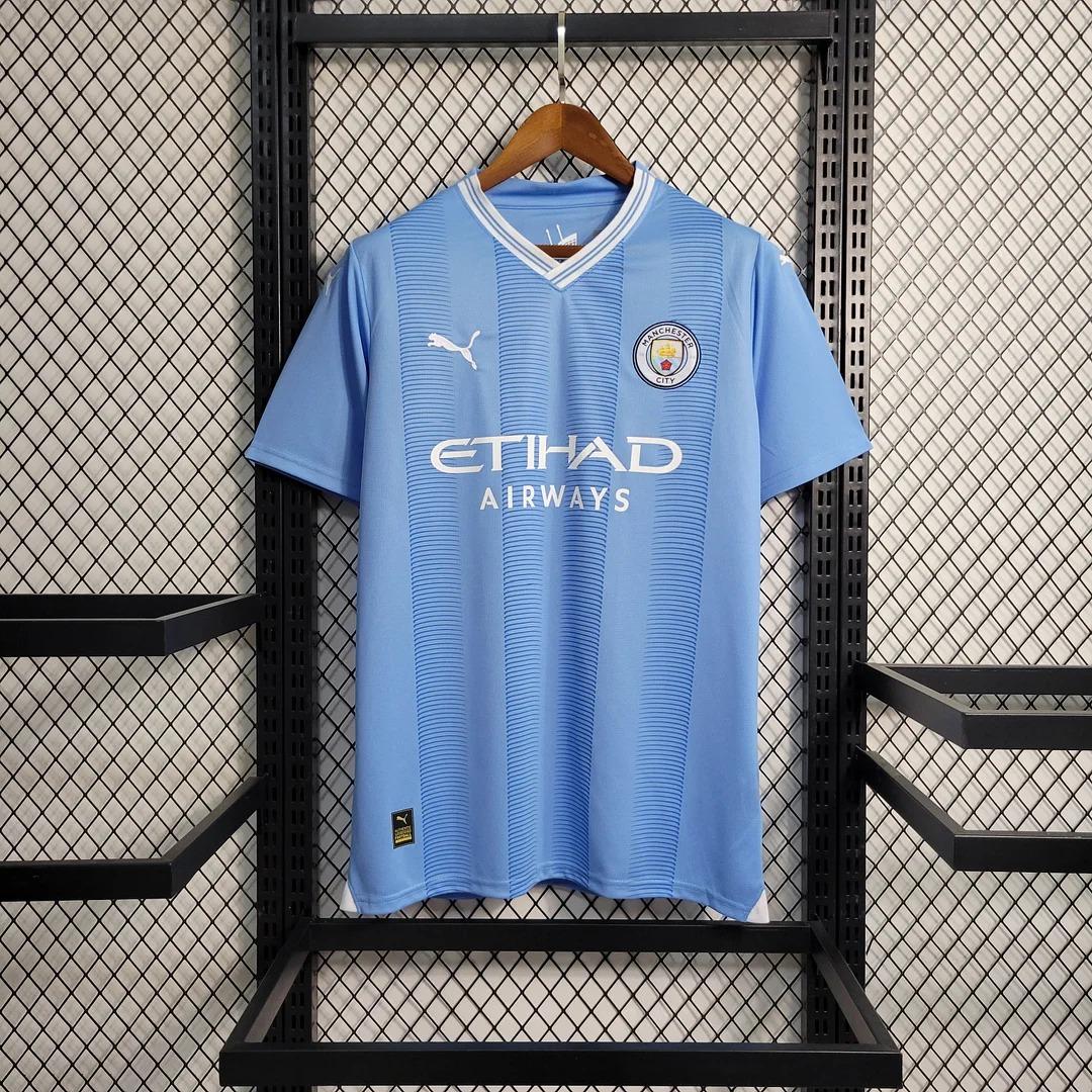 2023-2024 Manchester City Home Football Shirt
