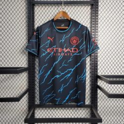 2023-2024 Manchester City Third Away Football Shirt