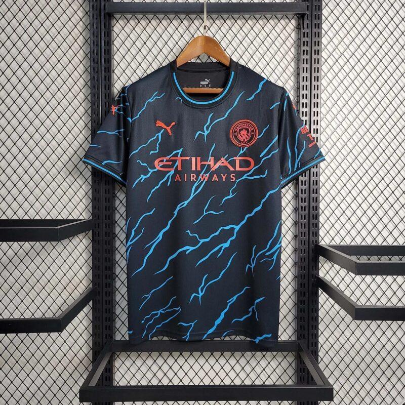 2023-2024 Manchester City Third Away Football Shirt