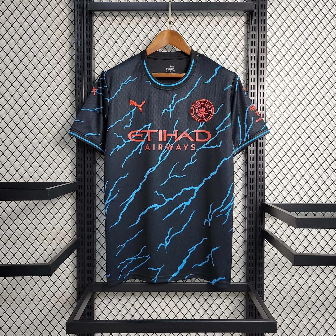 2023-2024 Manchester City Third Away Football Shirt