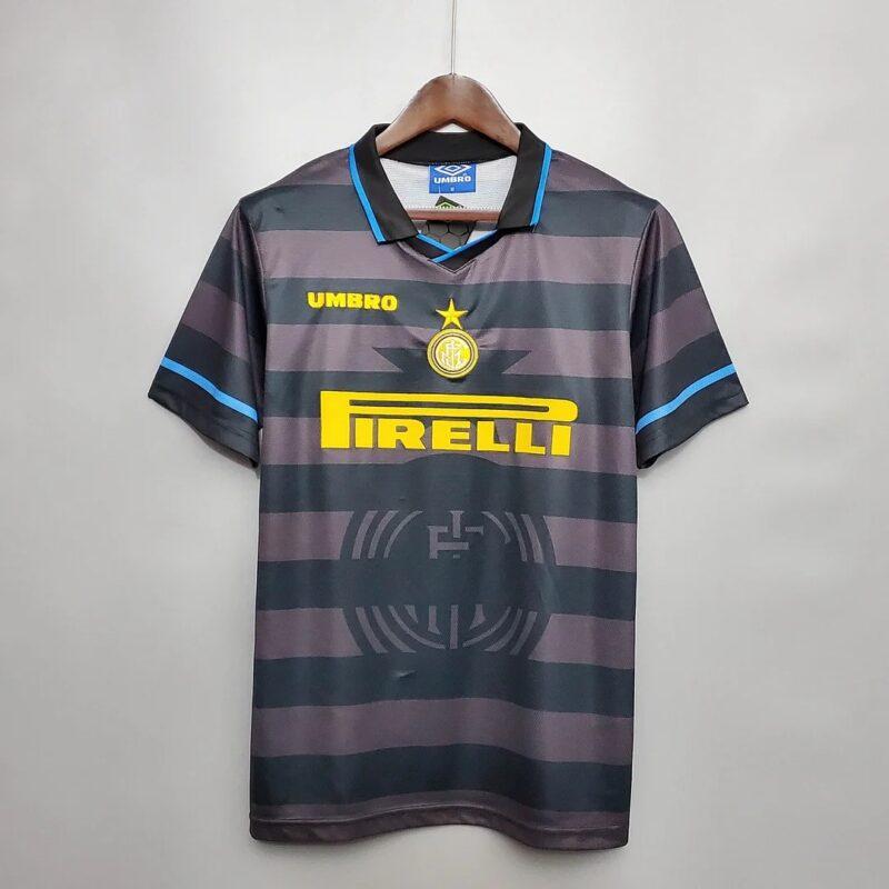 1997 1998 Retro Inter Milan Away Football Jersey