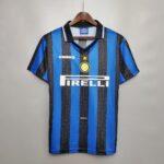 1997-1998 Retro Internazionale Milan Home Football Jersey