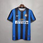 2009-2010 Retro Internazionale Milan Home UEFA Champions League Edition Football Jersey