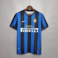2009-2010 Retro Internazionale Milan Home UEFA Champions League Edition Football Jersey 2009-2010 Retro Internazionale Milan Home UEFA Champions League Edition Football Jersey