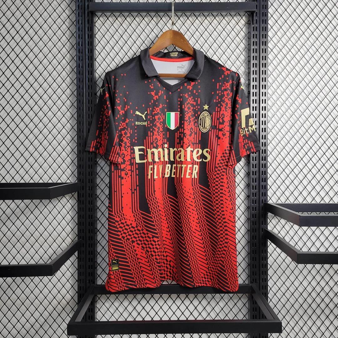 2022-2023 AC Milan Fourth Away Soccer Jersey