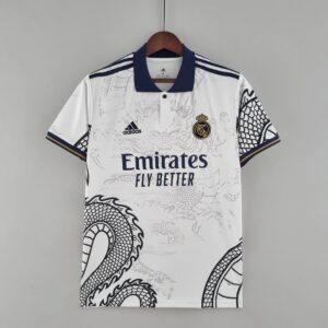 2022 2023 Real Madrid Chinese Dragon Football Shirt White