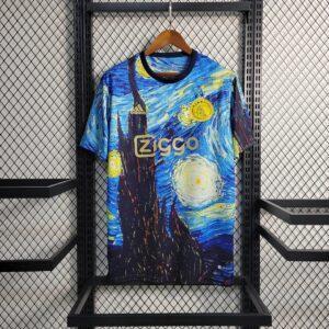 2023 2024 Ajax Concept Version Blue Football Shirt