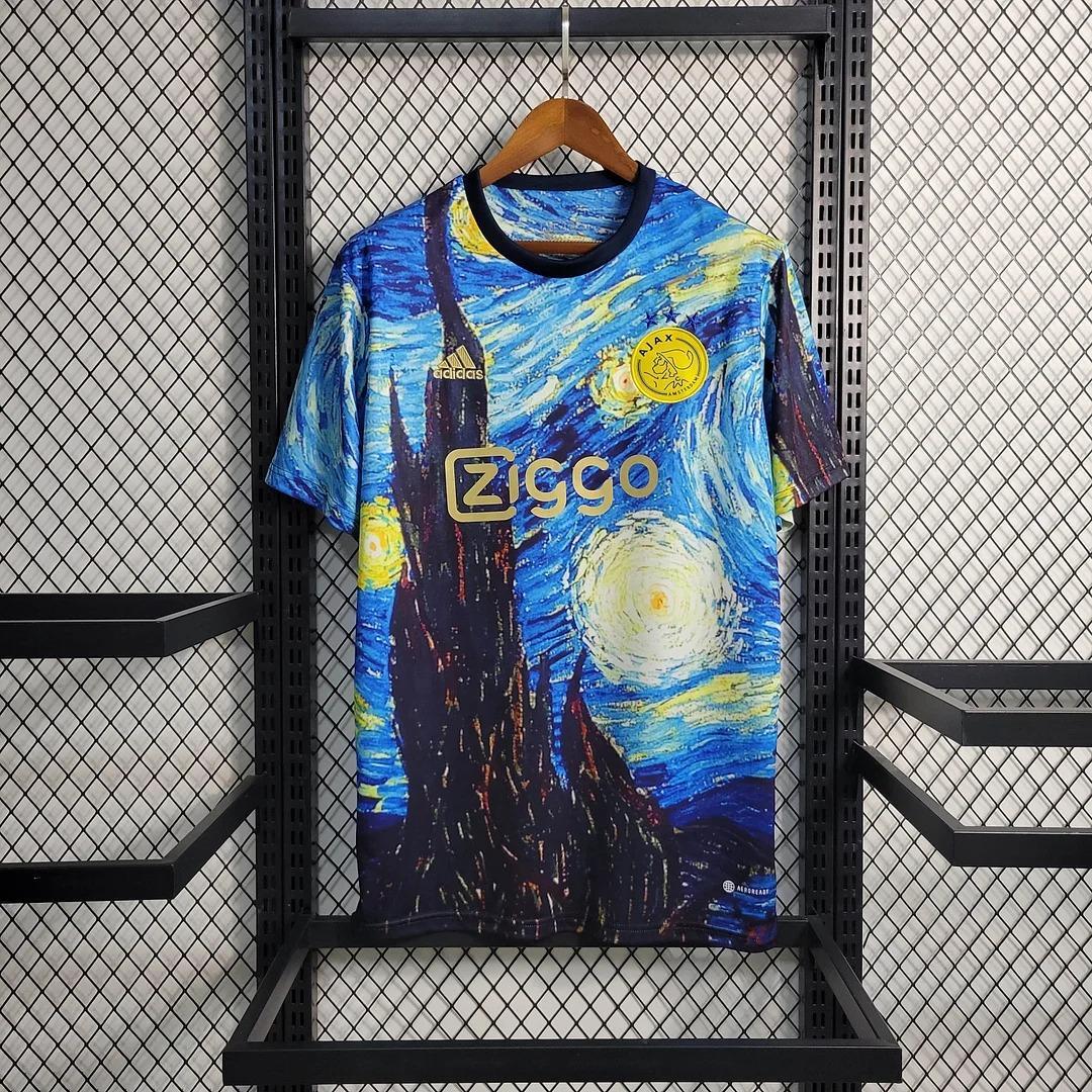 2023-2024 Ajax Concept Version Blue Football Shirt
