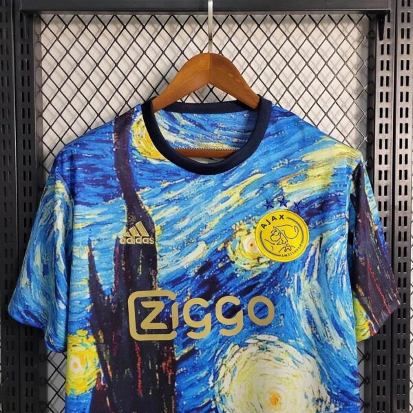 2023 2024 Ajax Concept Version Blue Football Shirt