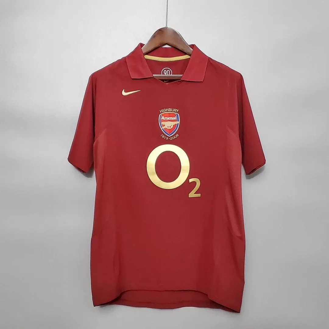 2005-2006 Retro Arsenal Home Football Shirt