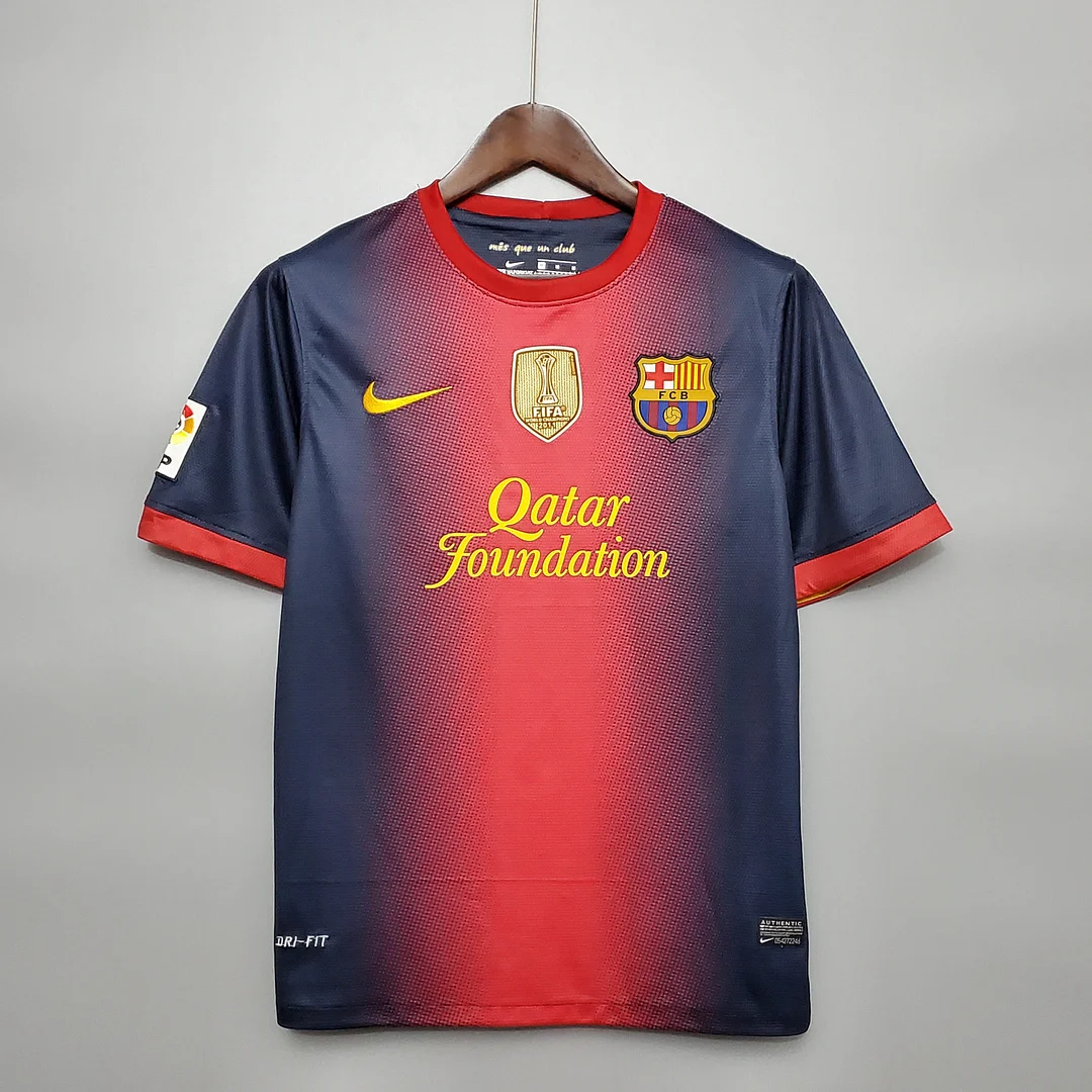 2012-2013 Retro Barcelona Home Football Shirt
