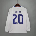 2021-2022 VINI JR.#20 Long Sleeve Real Madrid Home Final Edition Jersey