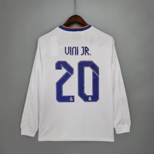 2021-2022 VINI JR.#20 Long Sleeve Real Madrid Home Final Edition Jersey