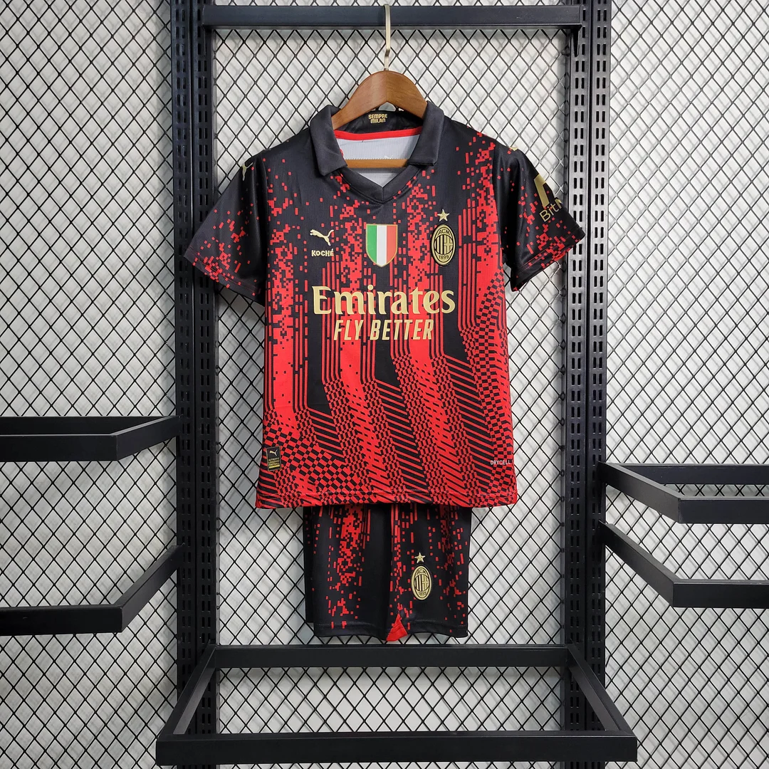 2022-2023 AC Milan Fourth Away Soccer Jersey 1:1 Thai Quality Kids Size 2022-2023 AC Milan Fourth Away Soccer Jersey 1:1 Thai Quality Kids Size