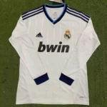 2012-2013 Retro Long Sleeve Real Madrid Home