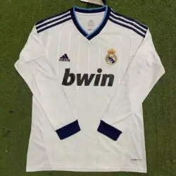 2012-2013 Retro Long Sleeve Real Madrid Home