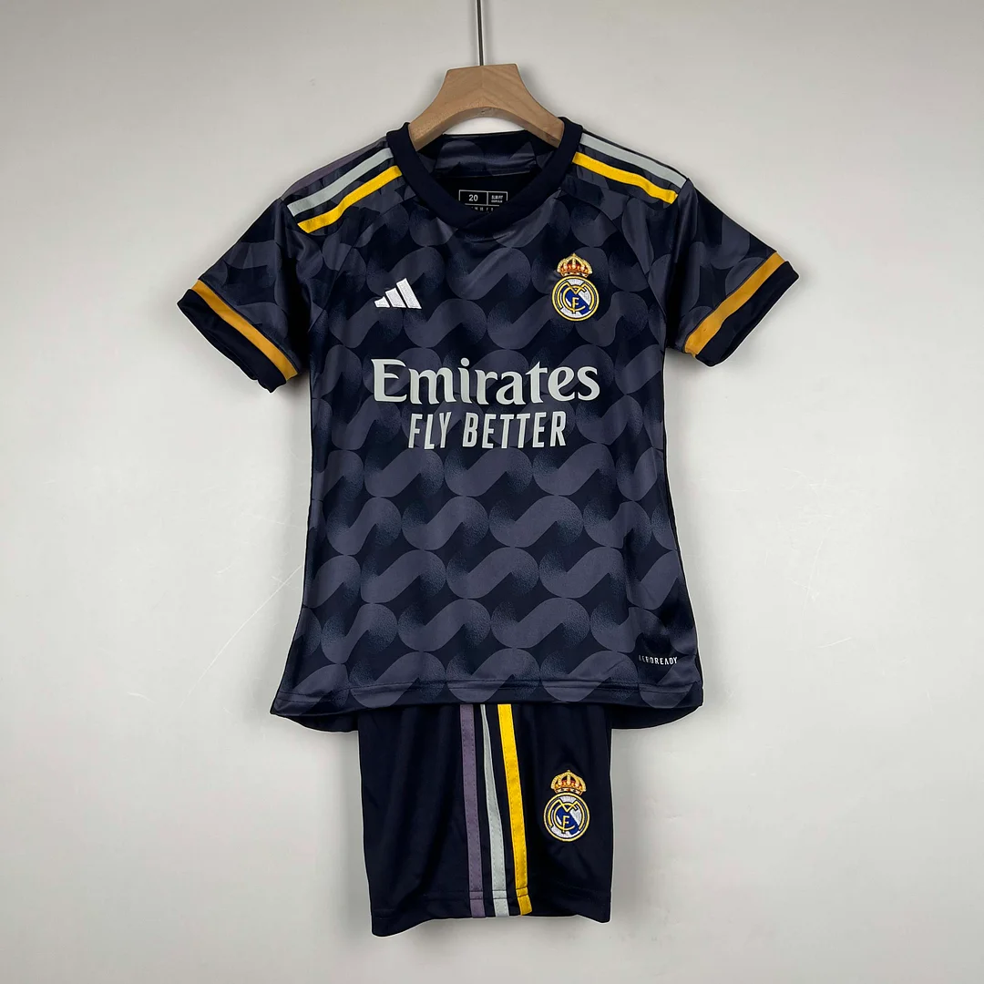 2023-2024 Real Madrid Away Football Shirt Kids Size 2023-2024 Real Madrid Away Football Shirt Kids Size