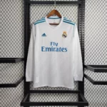 2017-2018 Retro Long Sleeve Real Madrid Home