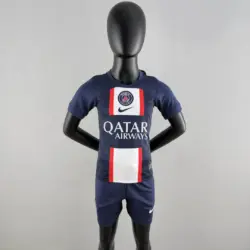 2022-2023 Psg Paris Saint-Germain Home Football Shirt 1:1 Thai Quality Kids Size