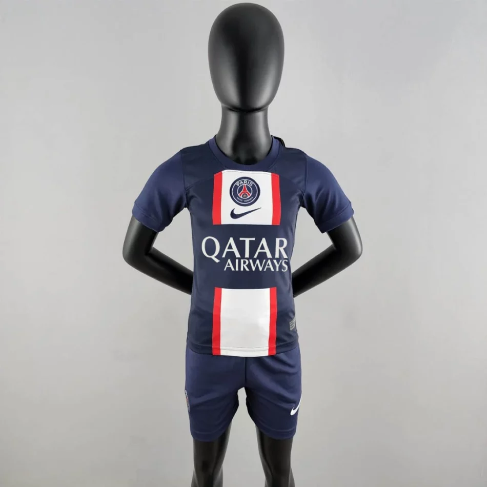 2022 2023 Psg Paris Saint Germain Home Football Shirt 1:1 Thai Quality Kids Size