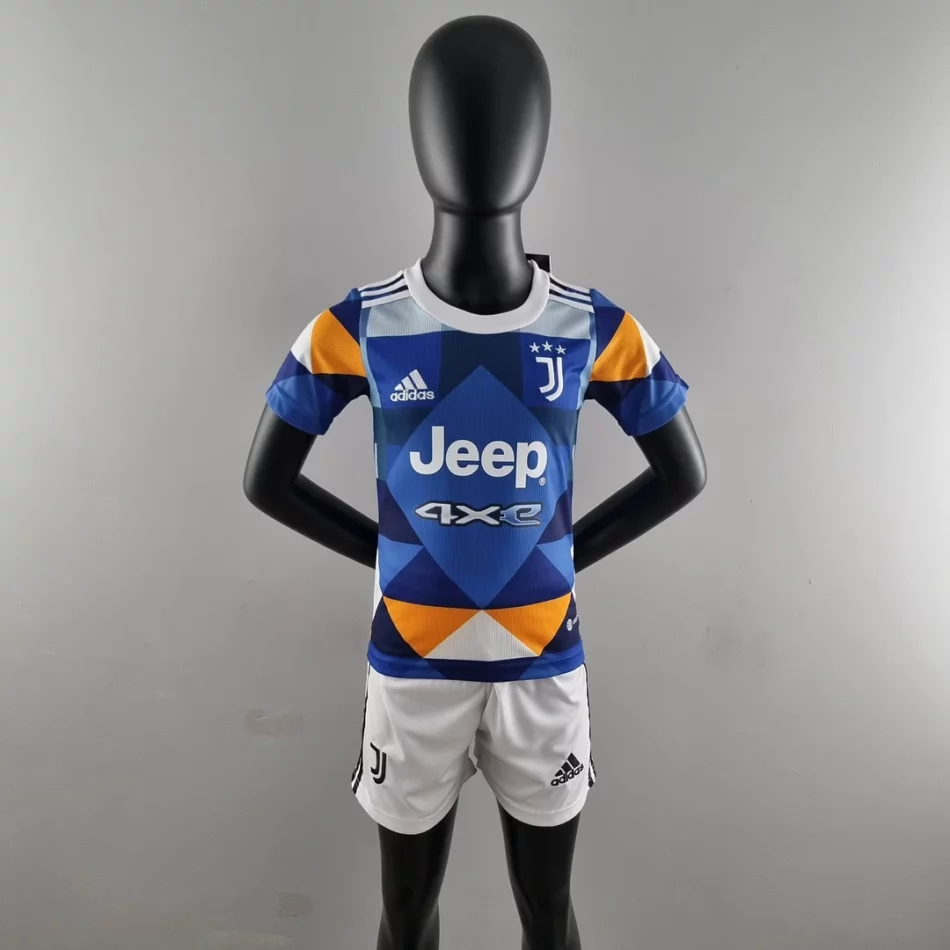 2022 2023 Juventus Fourth Away Soccer Jersey 1:1 Thai Quality Kids Size