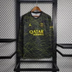 2022-2023 Long Sleeve Psg Paris Saint-Germain Fourth Away Football Shirt