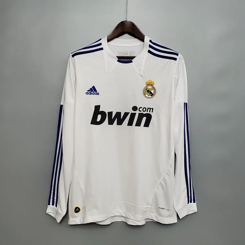 2010-2011 Retro Long Sleeve Real Madrid Home