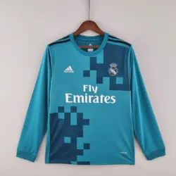 2017-2018 Retro Long Sleeve Real Madrid Third Away