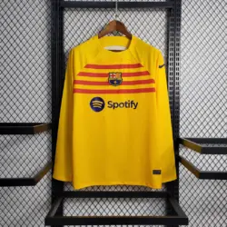 2022-2023 Long Sleeve Barcelona Fourth Away Football Shirt 1:1 Thai Quality