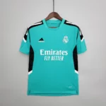 2021-2022 Real Madrid Training Wear Football Shirt Green