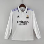 2022-2023 Long Sleeve Real Madrid Home Jersey