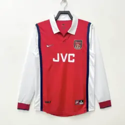 1998-1999 Retro Long Sleeve Arsenal Home Football Shirt