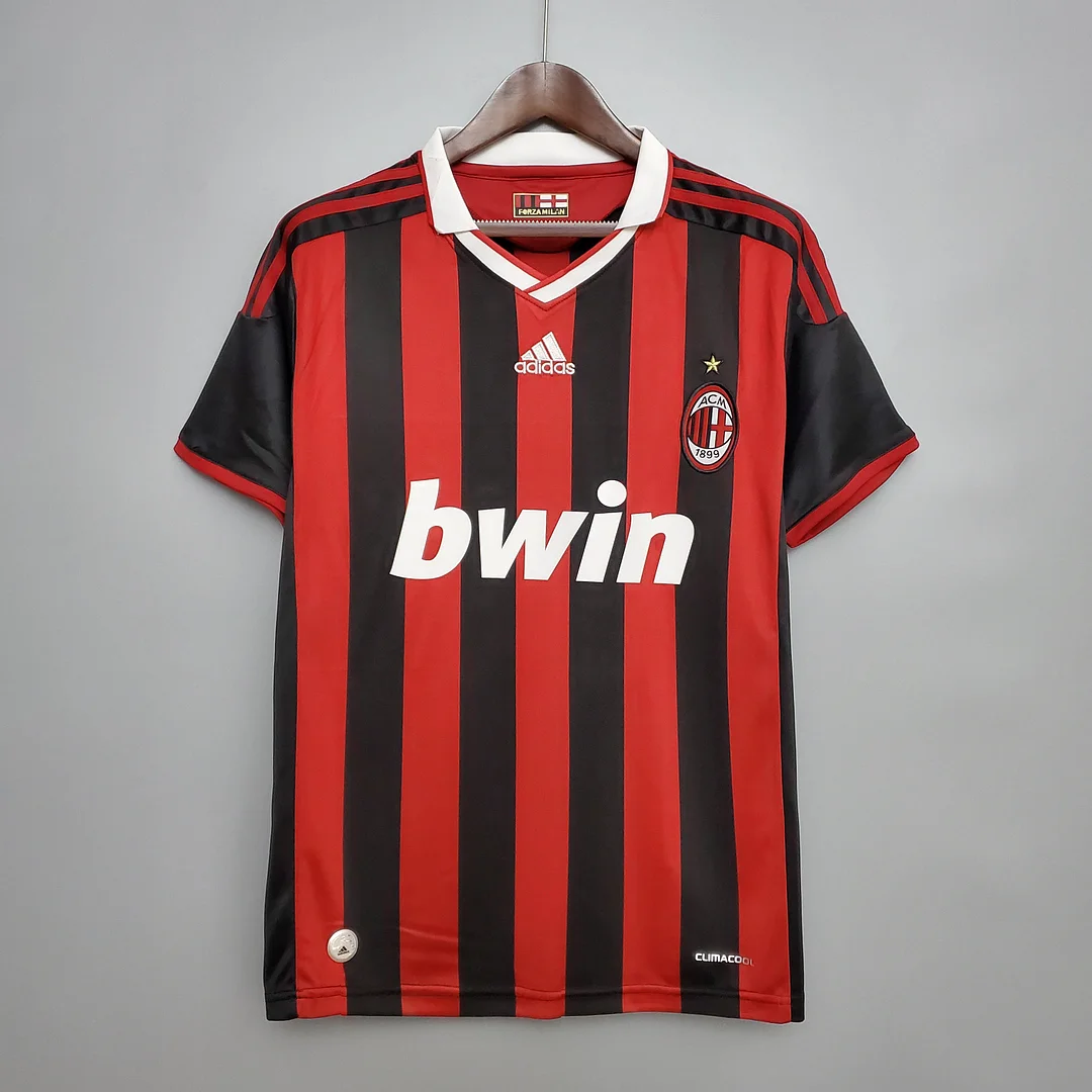 2009-2010 Retro AC Milan Home Football Shirt 2009-2010 Retro AC Milan Home Football Shirt
